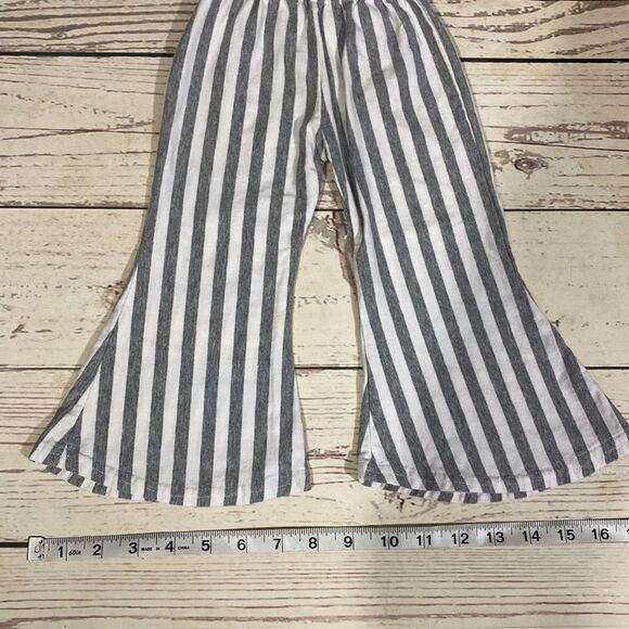 Infant Hobo Hip Set / Striped Bellbottoms with off shoulder Top - Picture 6 of 8